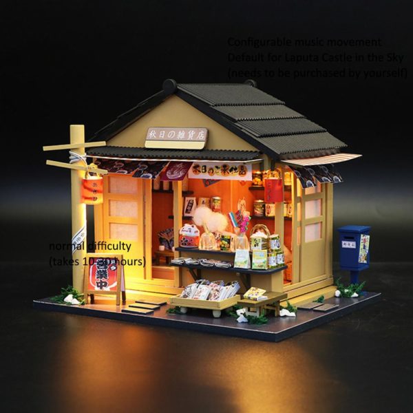 Cutebee Japanese Grocery Store DIY Dollhouse Kit
