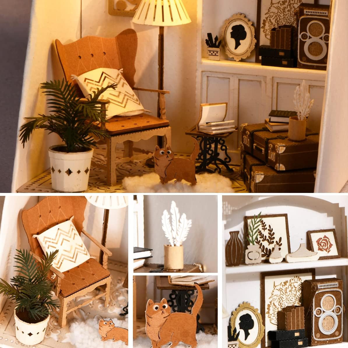 Paper Mini Life DIY Room Teause Teause