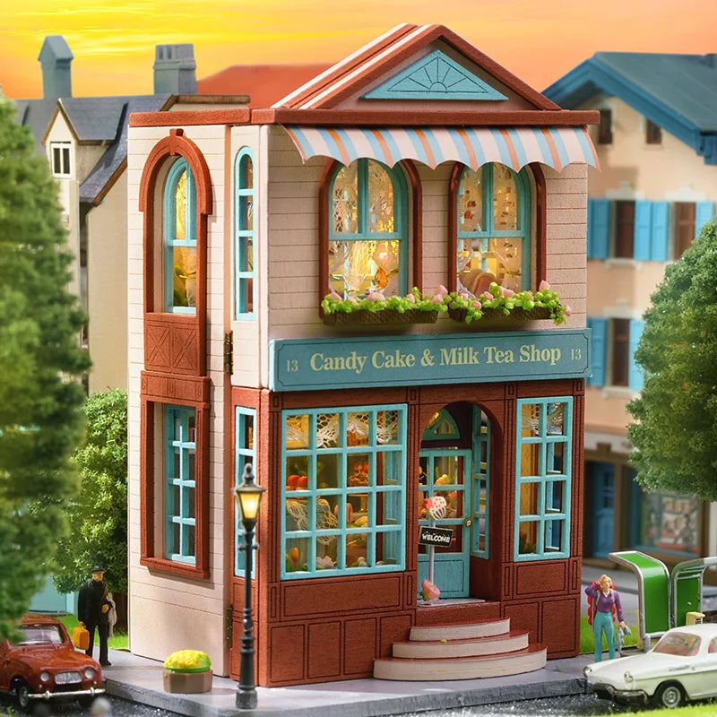 Cutebee Mini Villa Garden DIY Dollhouse Kit