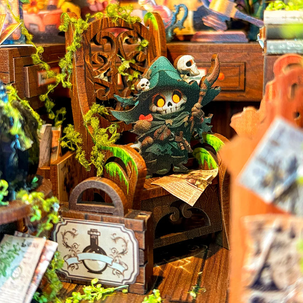 DIY Alchemy Book Nook Kit with LED Light