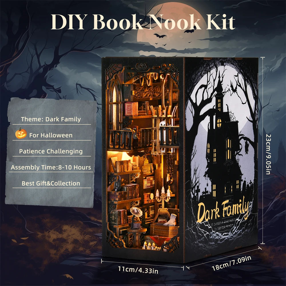 Gothic Family Book Nook Kit - Book Nook Kit