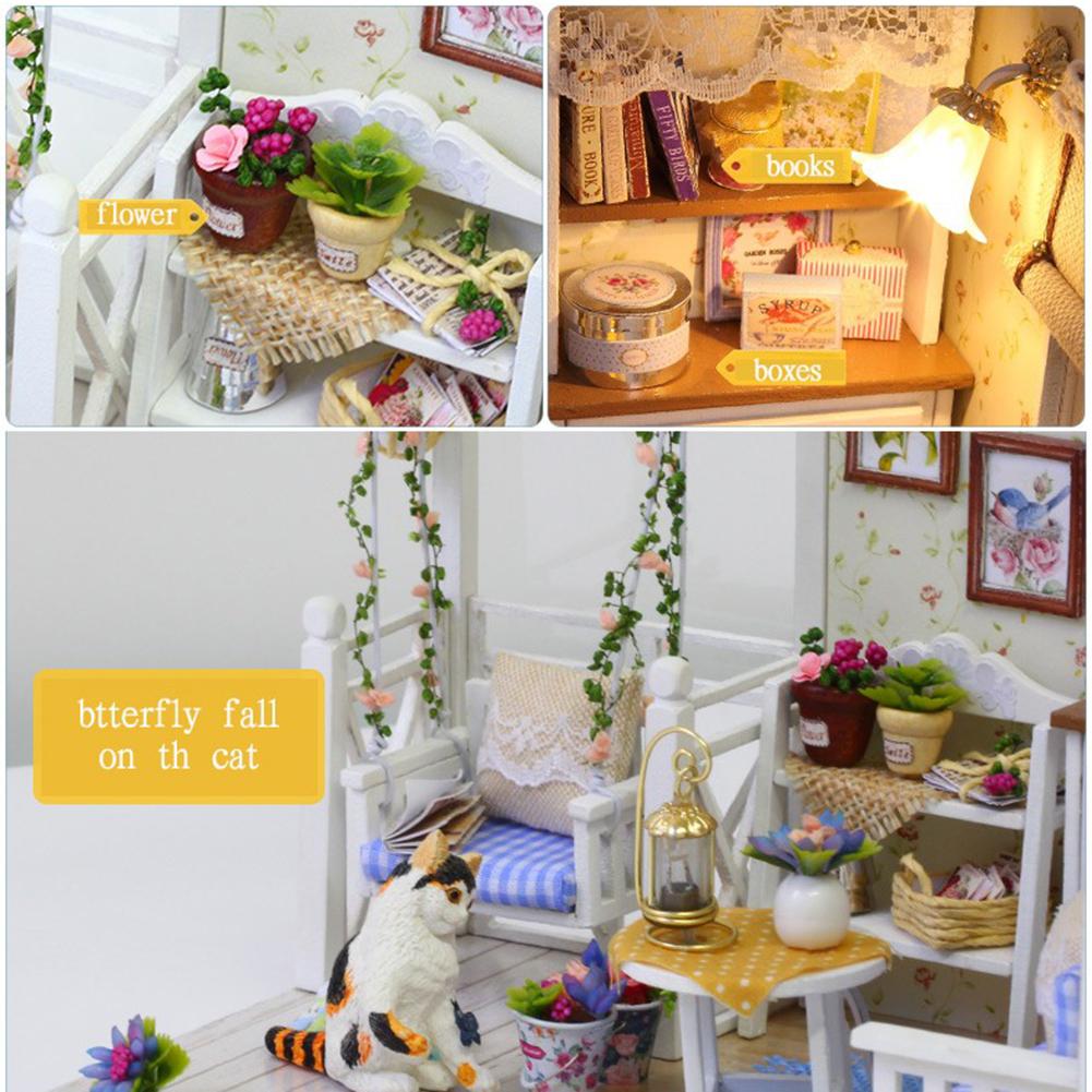 Kätzchen Tagebuch Architektur DIY Dollhouse Kit