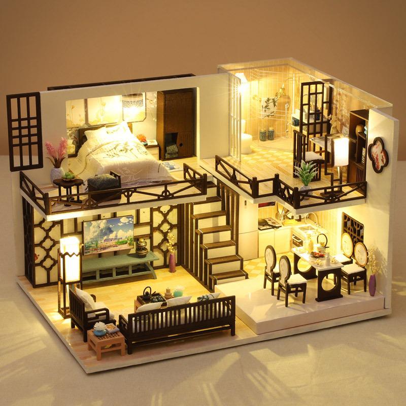 Orient Love DIY Dollhouse Loft Kit