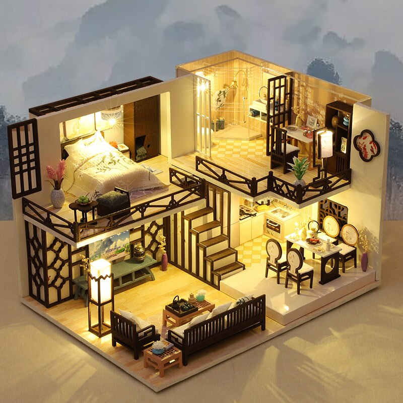 Orient Love DIY Dollhouse Loft Kit