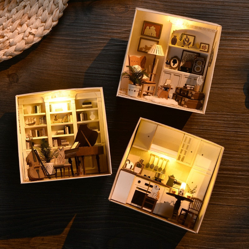 Paper Mini Life DIY Room Teause Teause