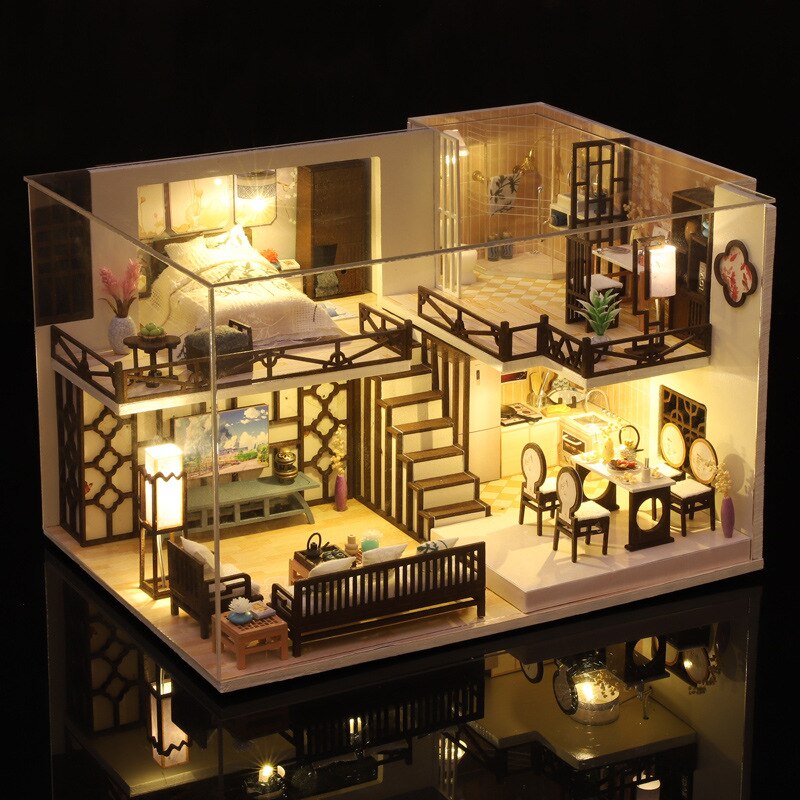Orient Love DIY Dollhouse Loft Kit