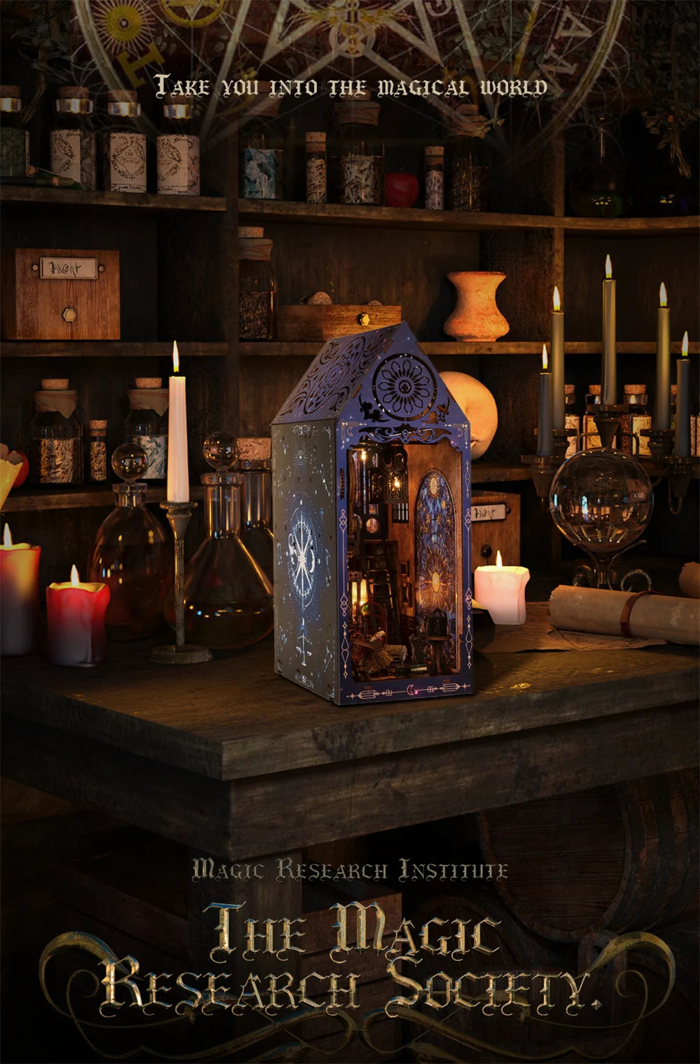 Magic Book Nook DIY Kit - Mystical Research Society
