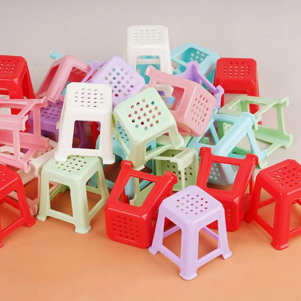 Mini Mahjong Table Set – 1:12 Scale Dollhouse Furniture