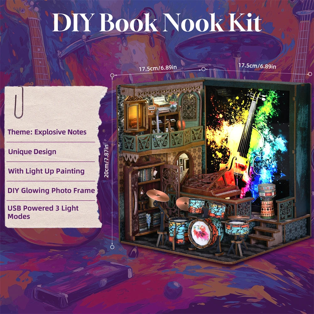 Explosive Notes Miniature Book Nook Kit
