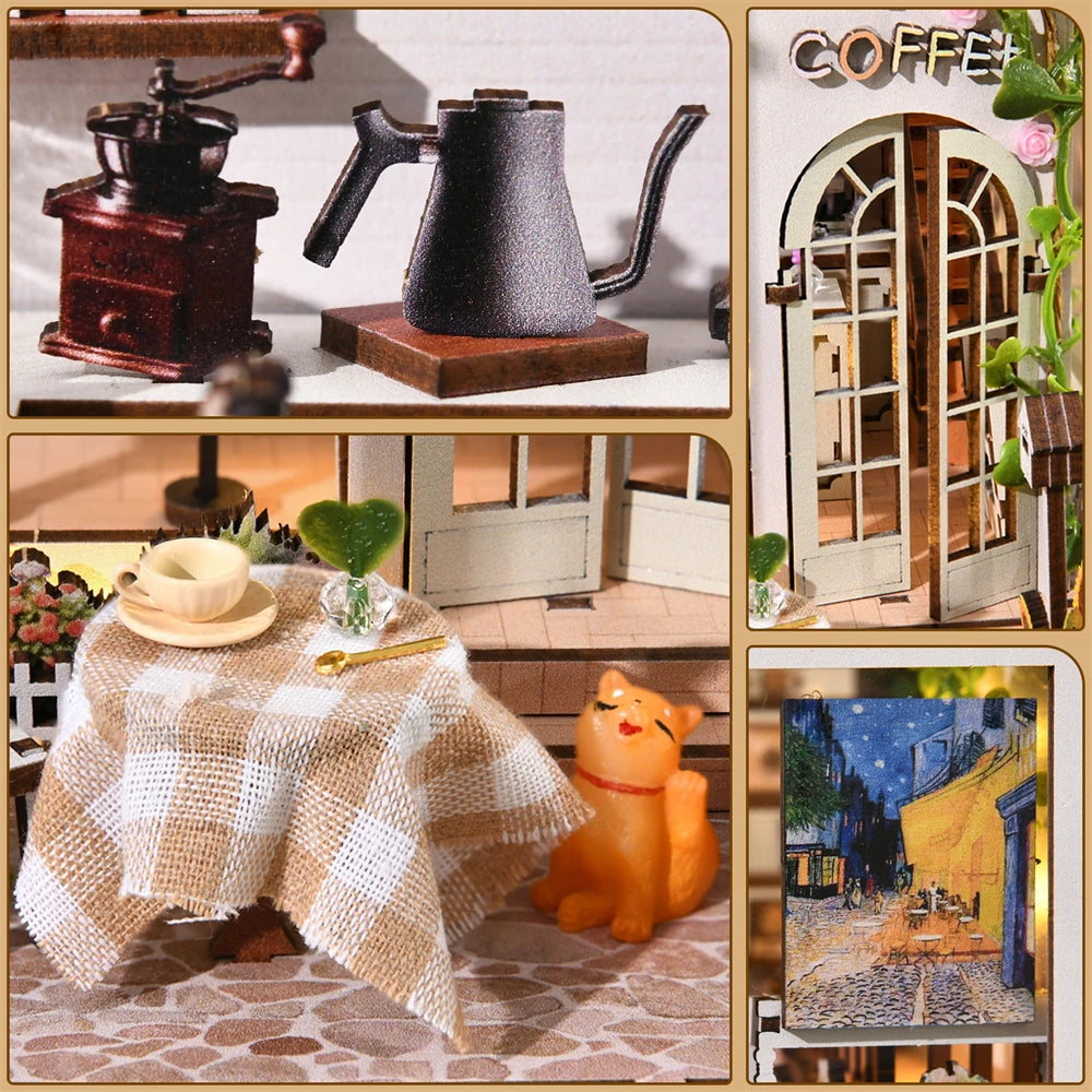 Coffee Garden DIY Book Nook Kit