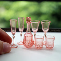 bottle and glass D