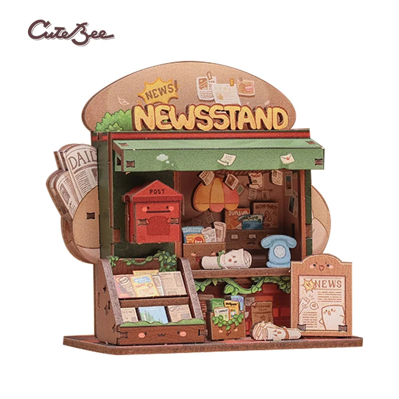 Newsstand Corner DIY Miniature House Kit - View 14 of 14