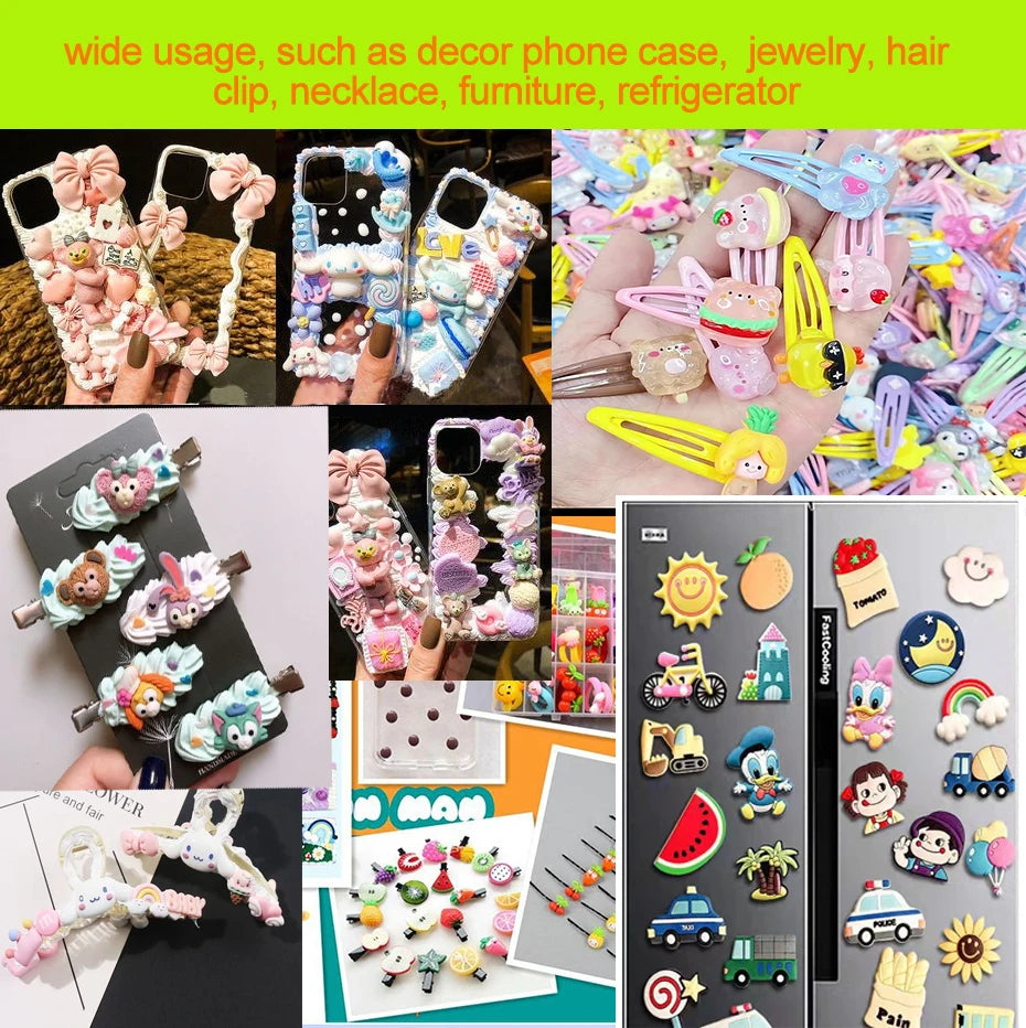 Mini Resin Orange Charms – Flatback DIY Craft (10pcs)