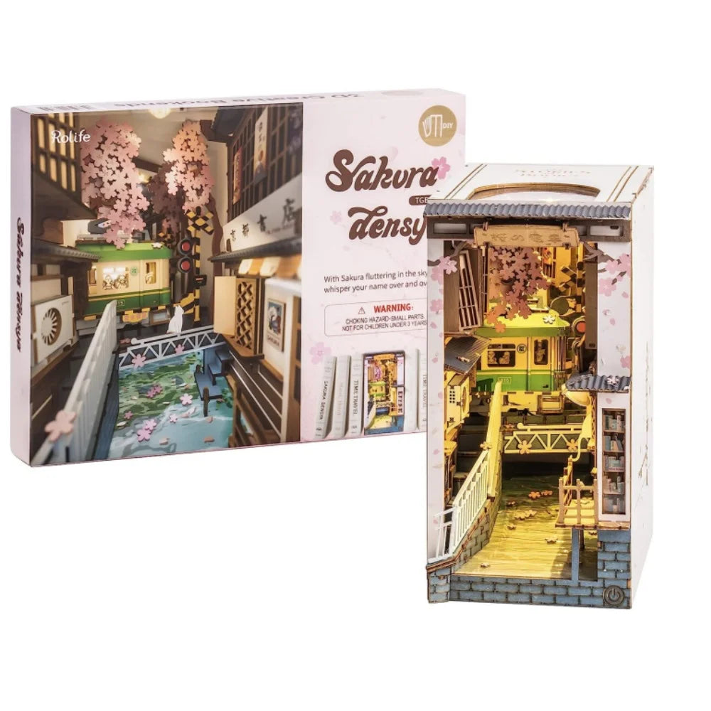 Sakura Densya DIY Book Nook Kit