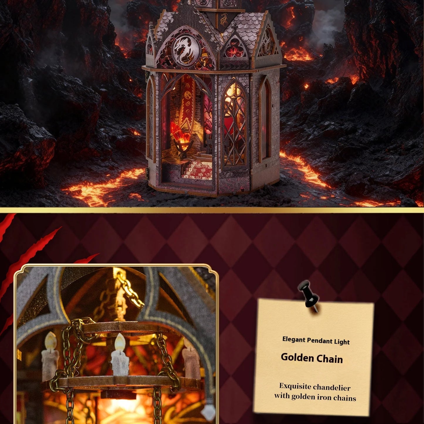Spire of the Wyrm DIY Book Nook Kit