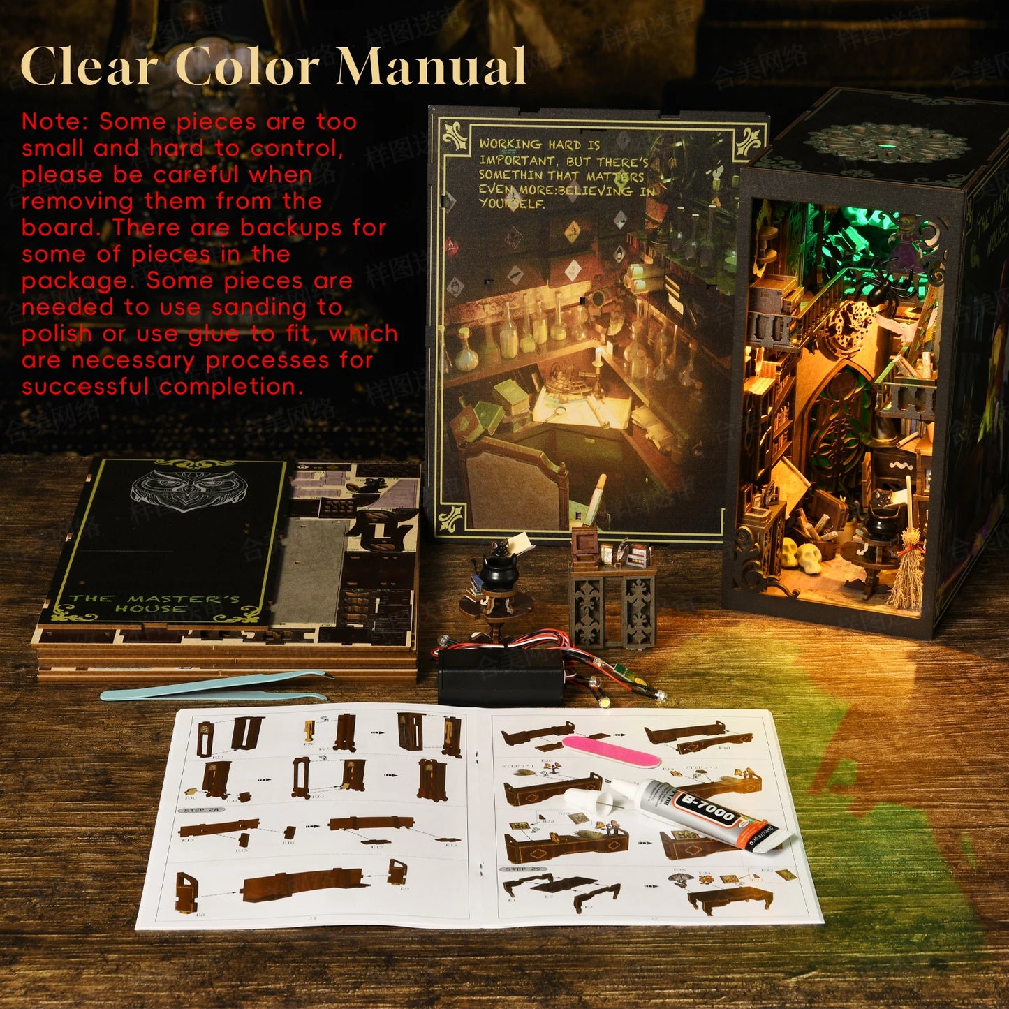 The Master’s House DIY Book Nook Kit
