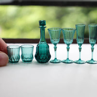 bottle and glass B