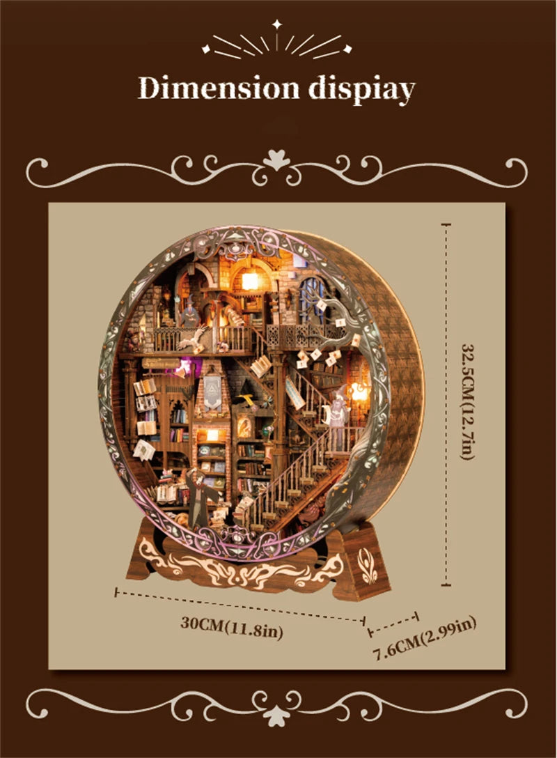 Magic Library DIY Book Nook Kit - Packaging Contents