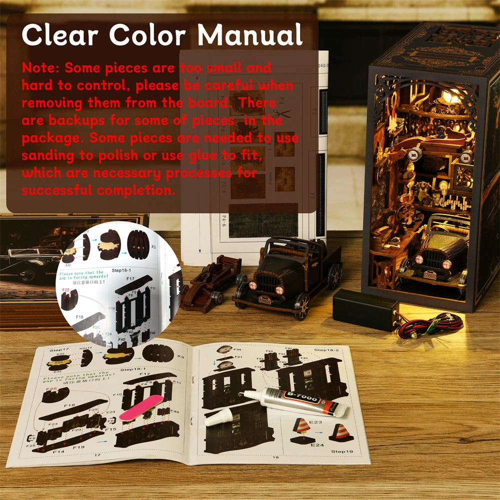 Car Players DIY Book Nook Kit