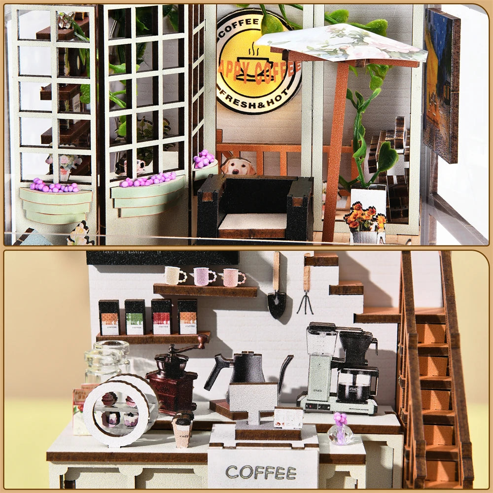 Coffee Garden DIY Book Nook Kit