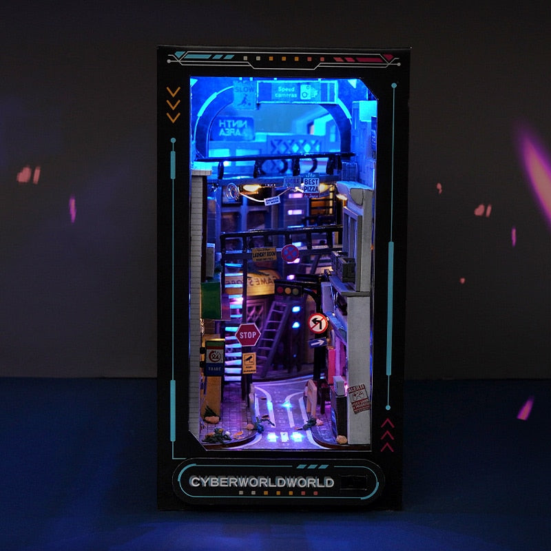 Cyberpunk World DIY Book Nook Kit