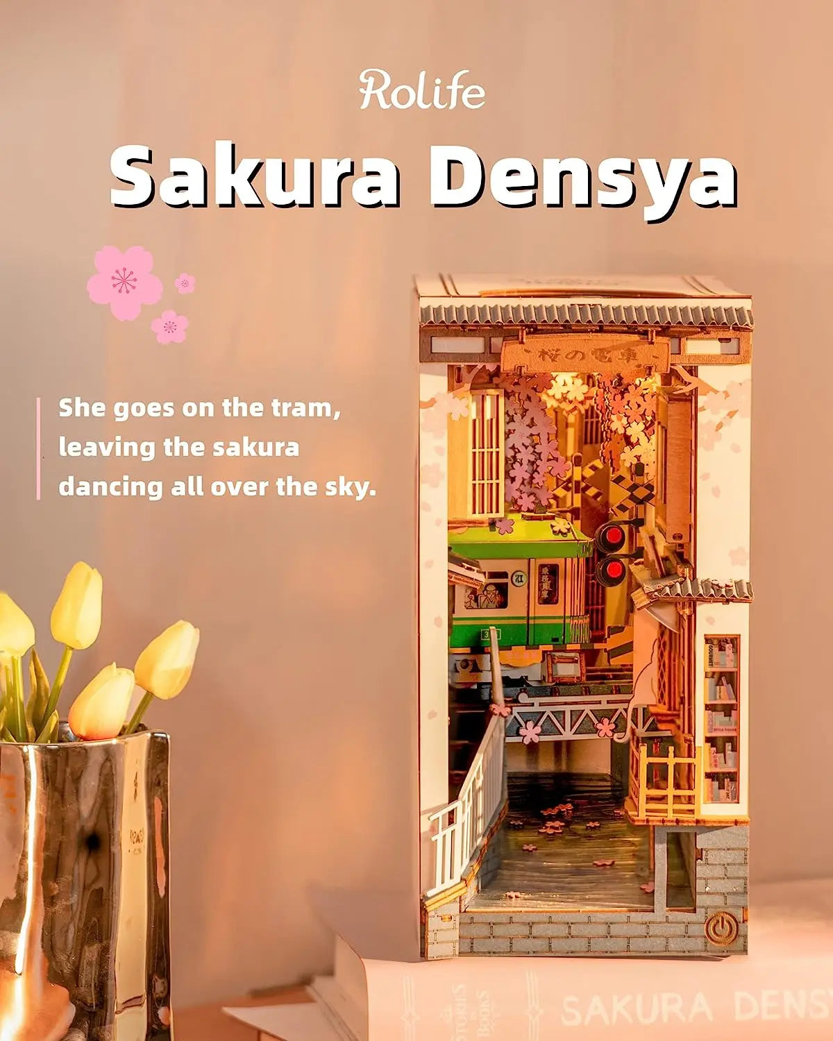 Sakura Densya DIY Book Nook Kit