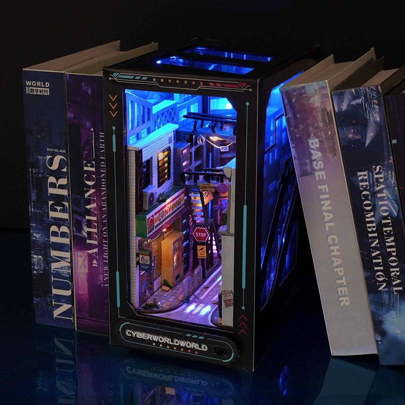 Cyberpunk World DIY Book Nook Kit