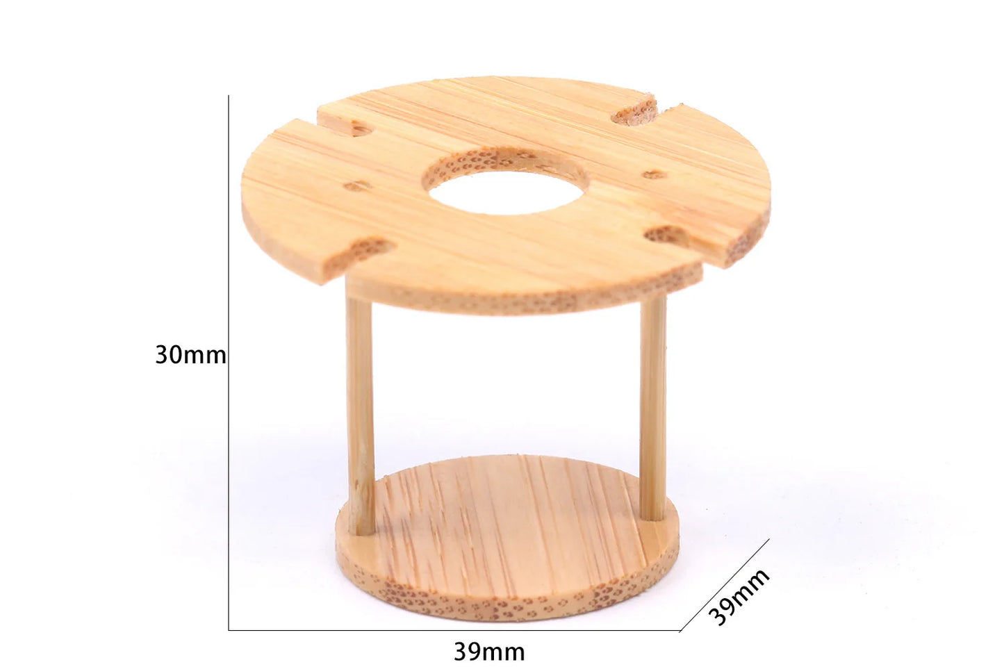 Miniature Bamboo Wine Rack Set for 1:6 Dollhouse