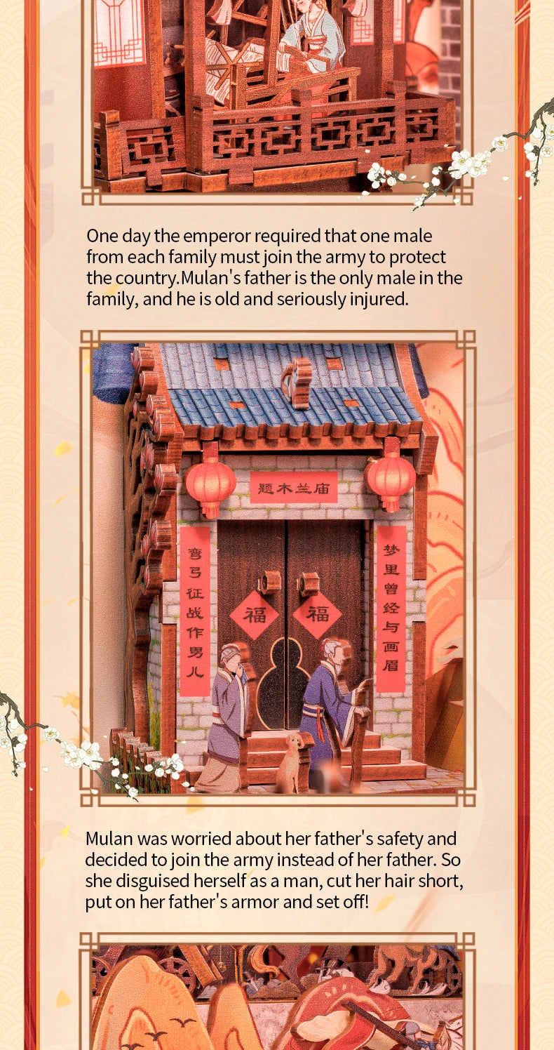 Legend of Mulan DIY Book Nook Kit