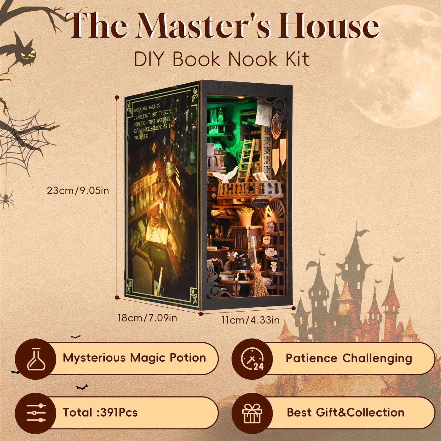 The Master’s House DIY Book Nook Kit