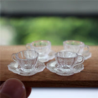 4 cup and saucer D