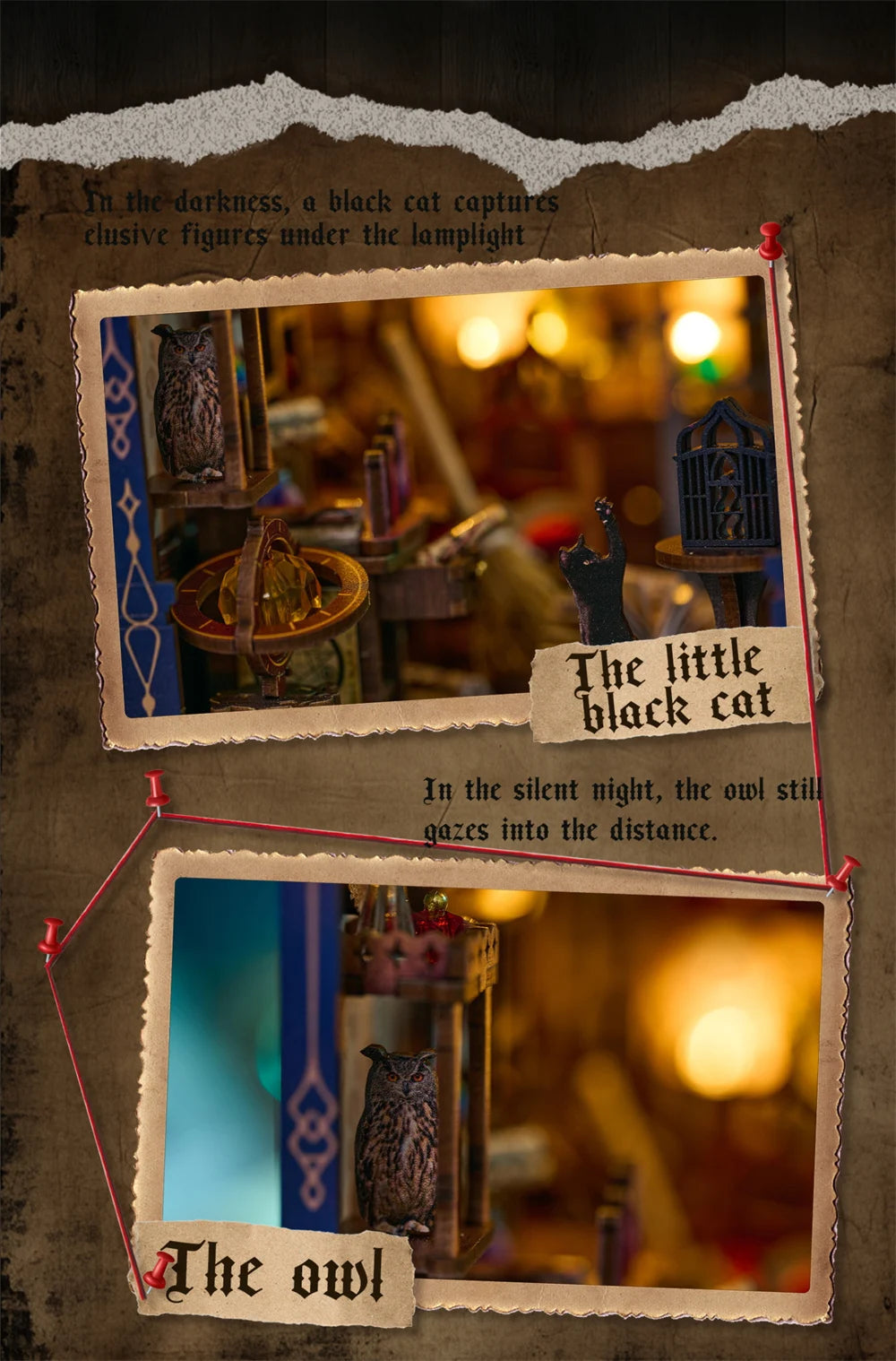 Magic Book Nook DIY Kit - Mystical Research Society
