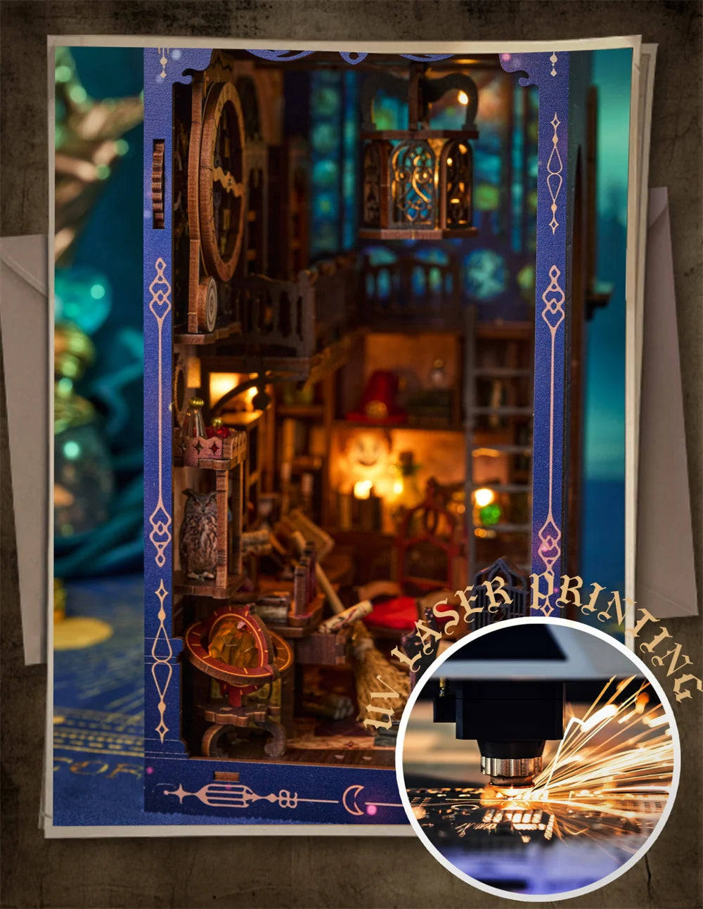 Magic Book Nook DIY Kit - Mystical Research Society