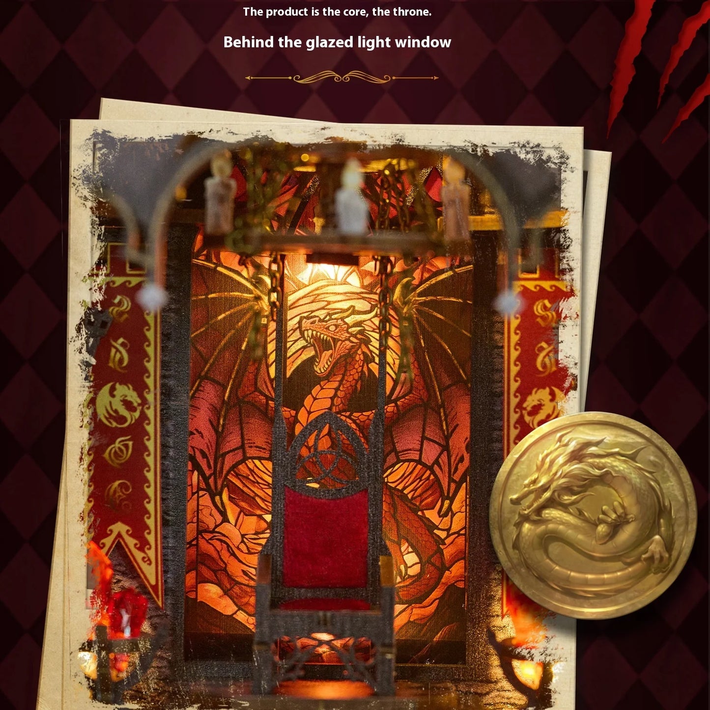Spire of the Wyrm DIY Book Nook Kit