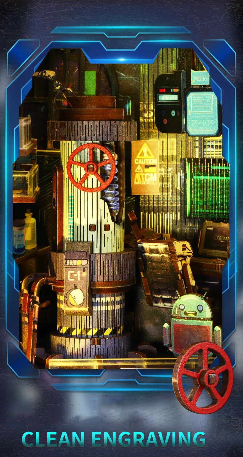Sci-Fi Energy Lab Book Nook Kit