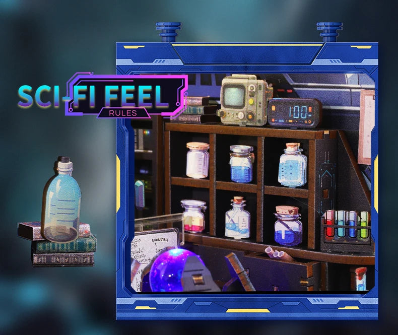 Sci-Fi Energy Lab Book Nook Kit