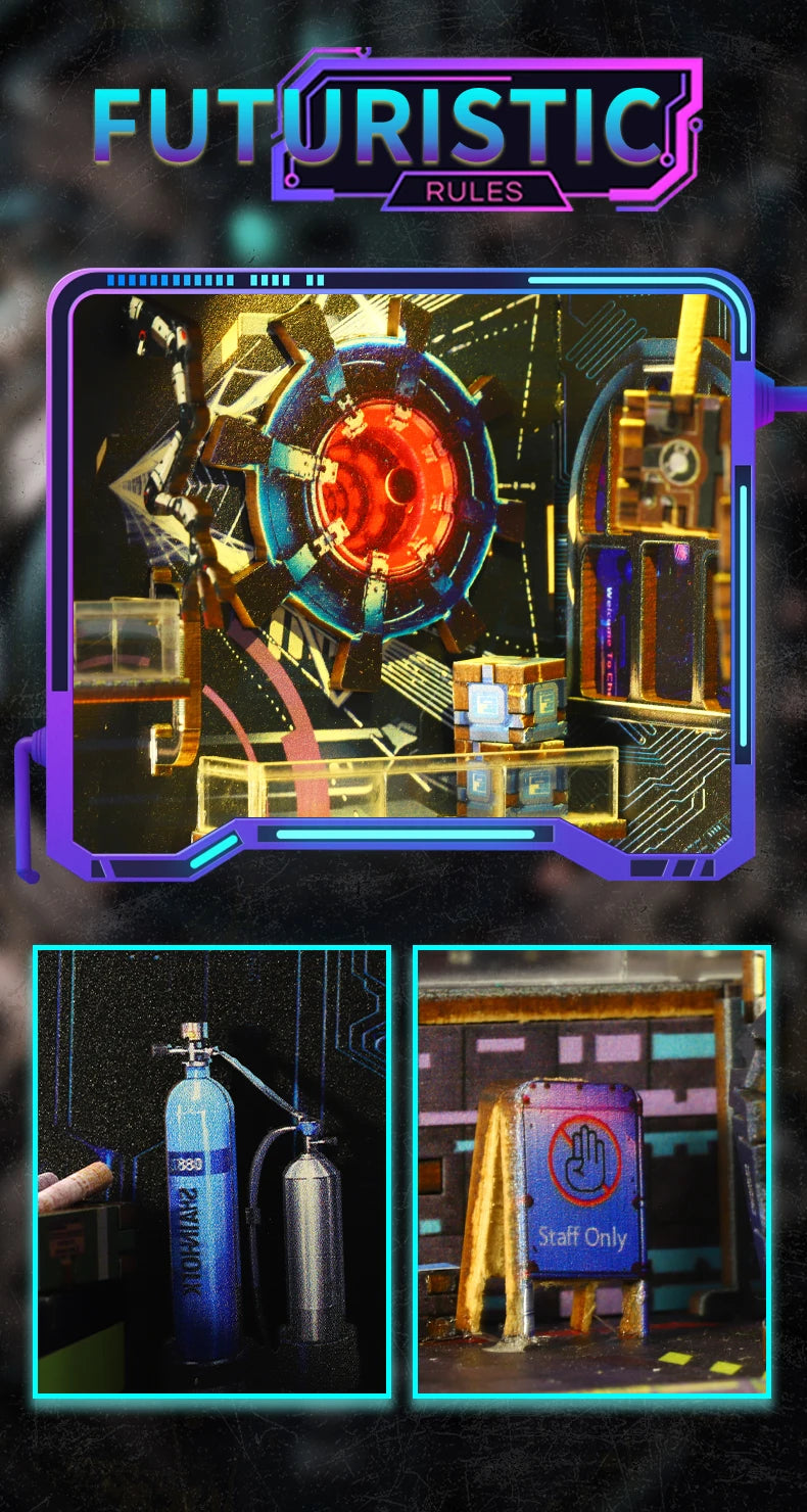 Sci-Fi Energy Lab Book Nook Kit