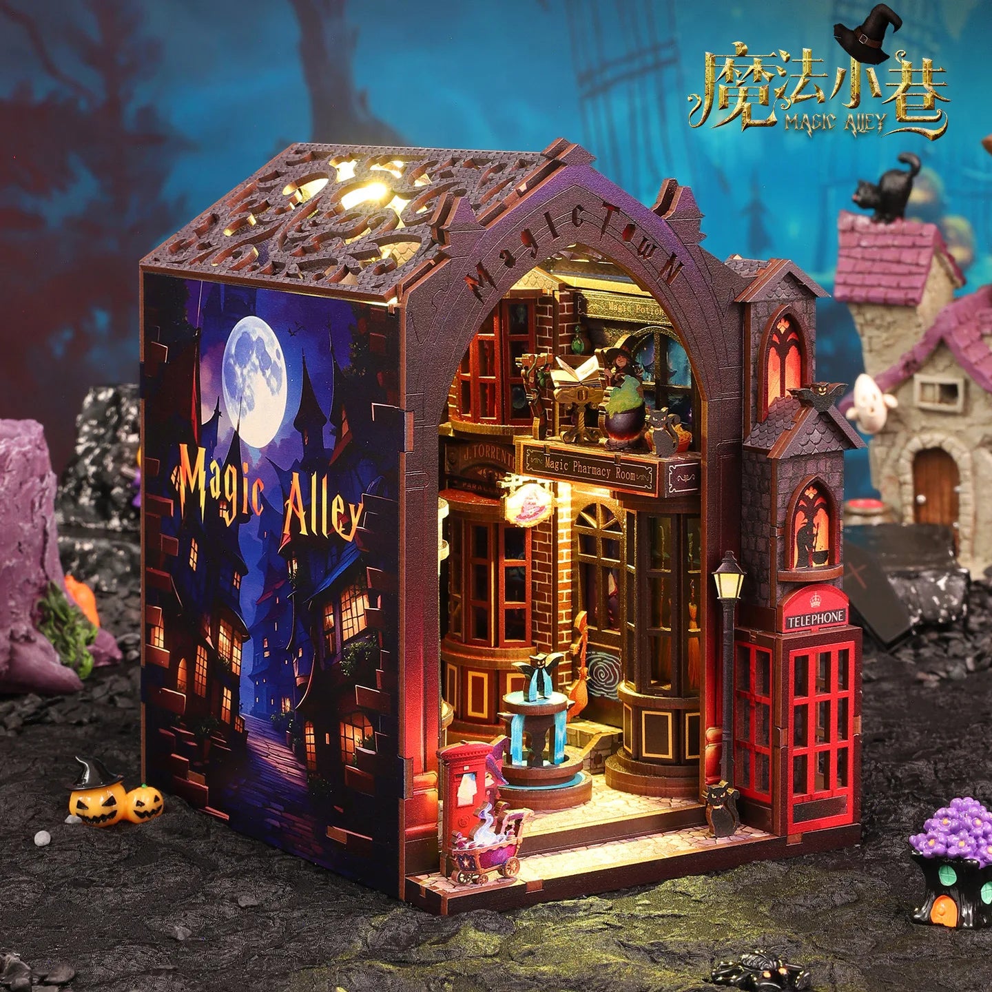 Magic Alley DIY Book Nook Kit