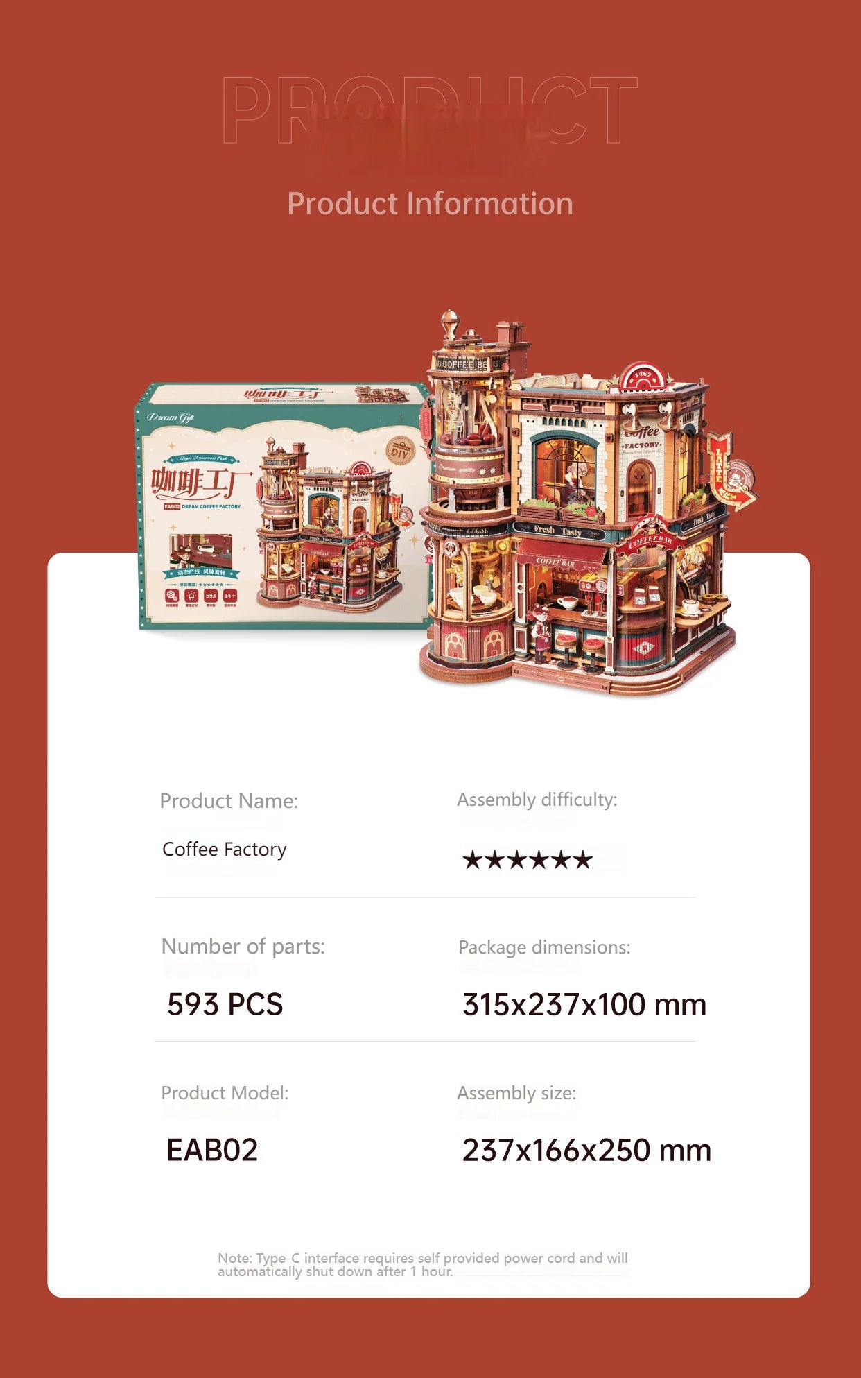 Coffee Factory DIY Miniature House Kit - View 13 of 13