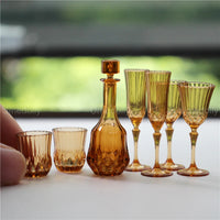 bottle and glass C