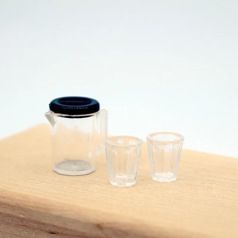 Miniature Water Pitcher & Cups Set