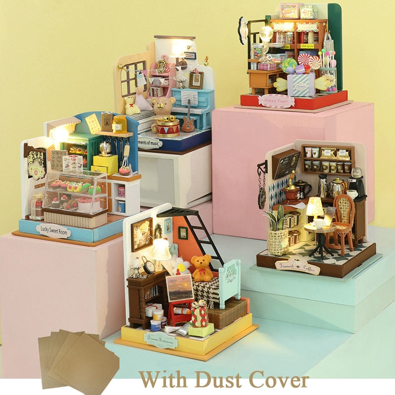Lucky Sweet Room DIY Dollhouse Kit