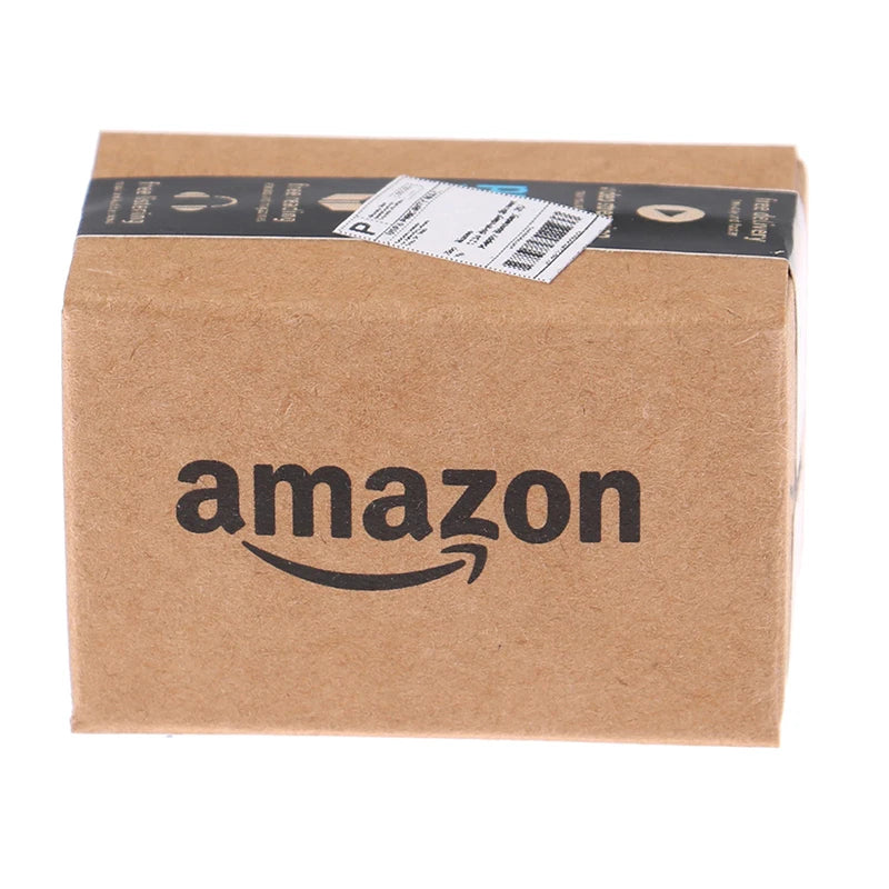 Mini Amazon Parcel Box 1:12 Dollhouse Accessory