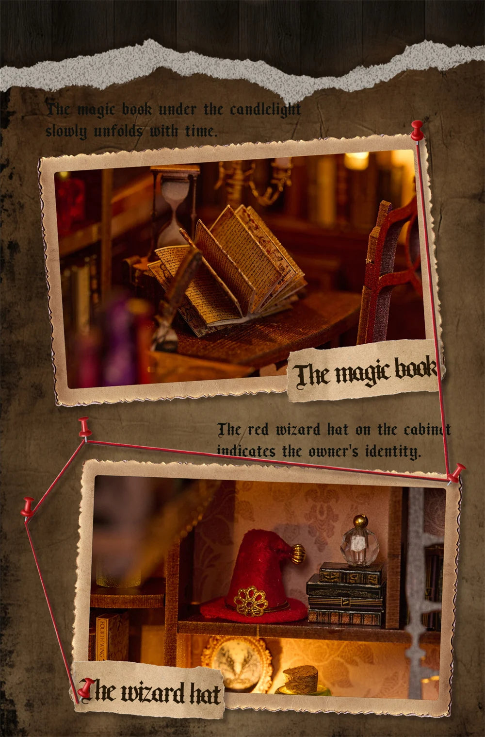 Magic Book Nook DIY Kit - Mystical Research Society