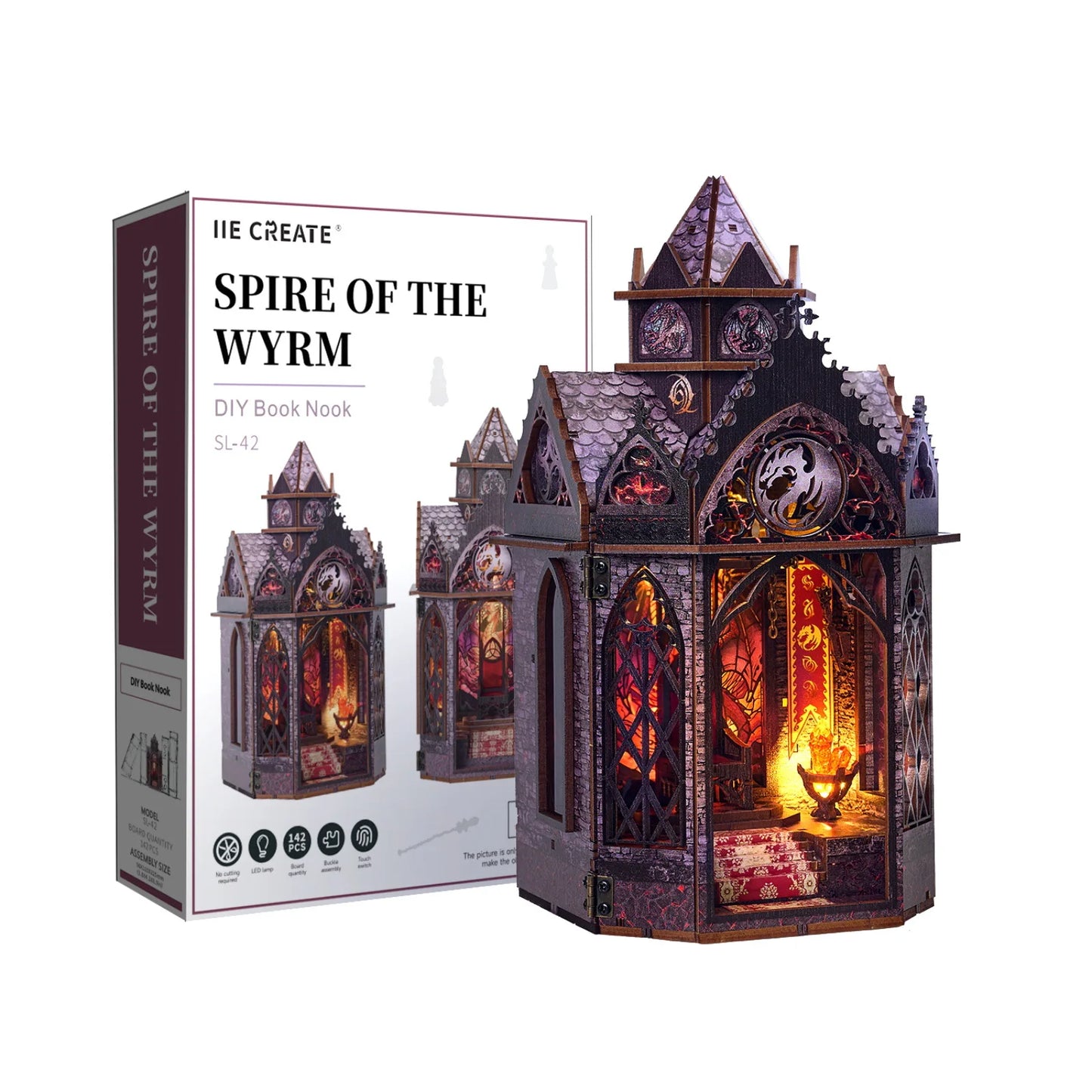 Spire of the Wyrm DIY Book Nook Kit