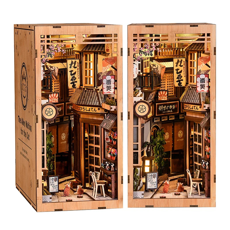 The Alley Waiting for the Cat Book Nook Kit