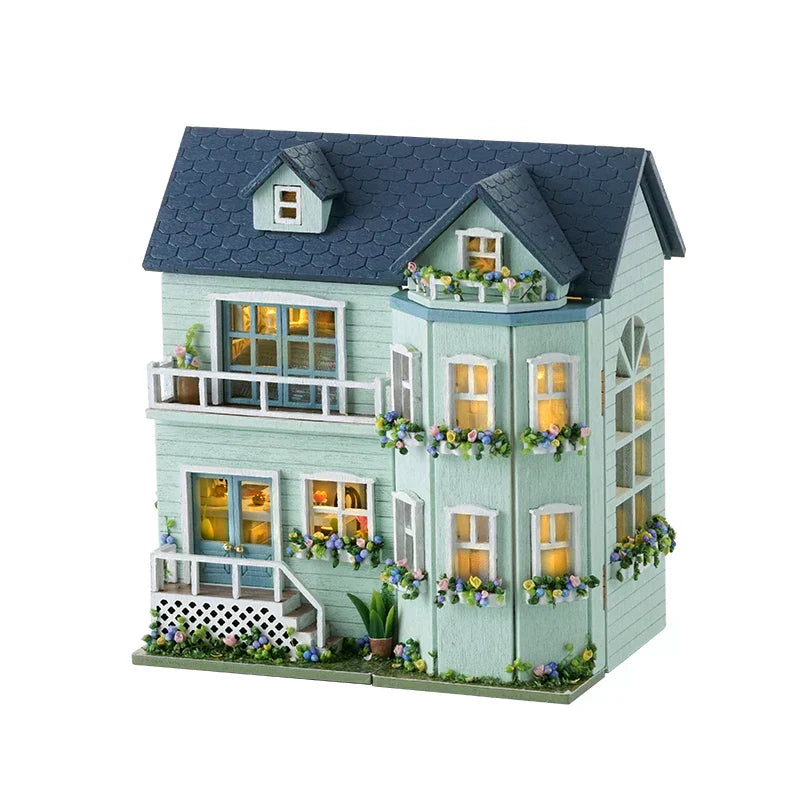 Cutebee Mini Villa Garden DIY Dollhouse Kit