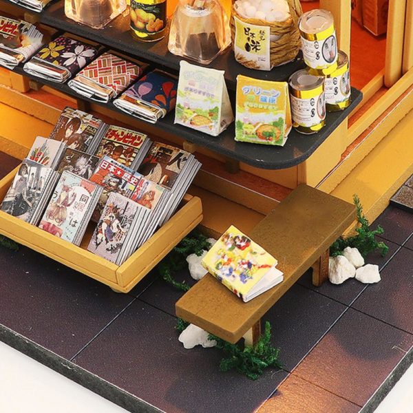 Cutebee Japanese Grocery Store DIY Dollhouse Kit