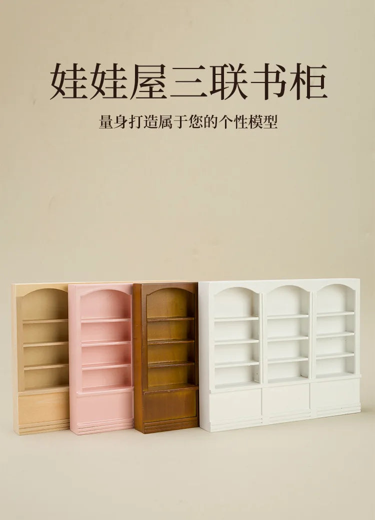 1:12 Scale Triple Bookshelf   