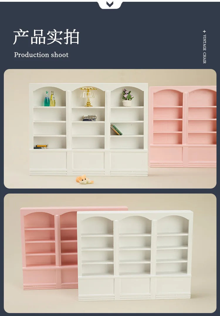 1:12 Scale Triple Bookshelf   